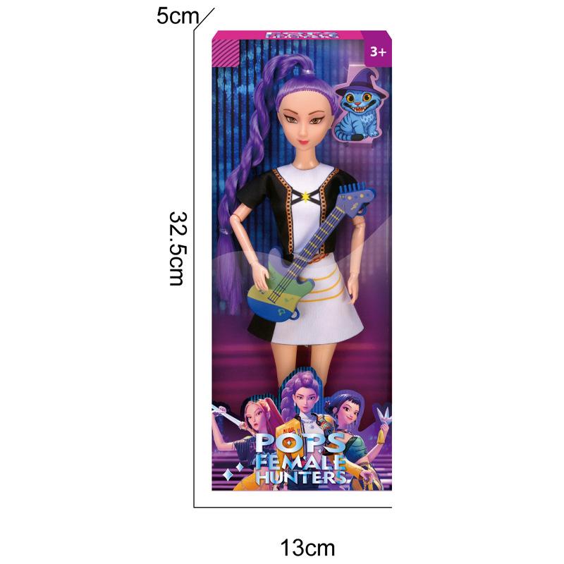 Cazadora de Demonios Muñeca Leyenda Banda de Chicos Demonio Juguete Figura de Vinilo 11.5 Pulgadas Grado de Coleccionista Regalo