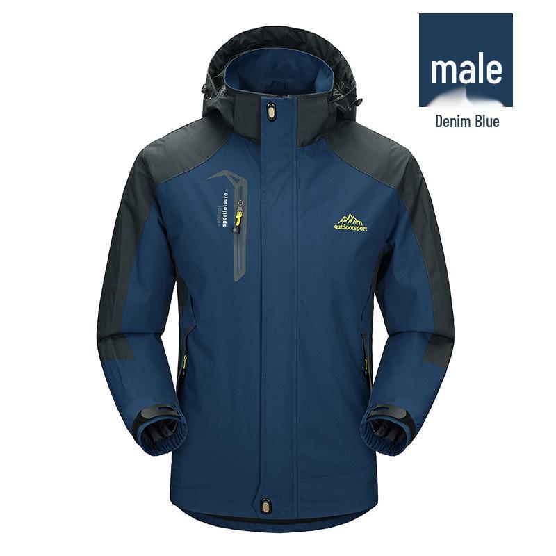 Spring Windproof & Waterproof Single Layer Jacket for Outdoor Sports - Men's & Women's Hiking Outerwear