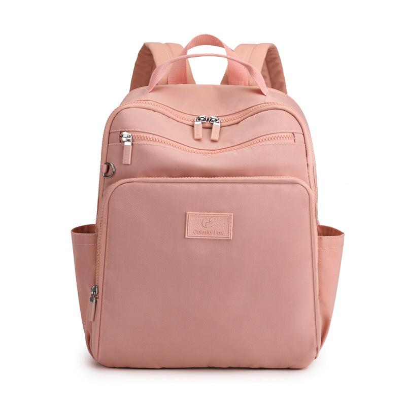 Backpack Women's Outdoor Large Capacity Travel Backpack Korean Edition Trend Anti-splashing Handbag Bag Simple Nylon School Bag