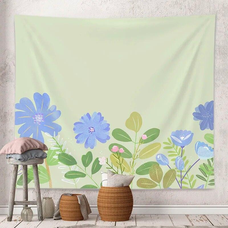 Decorative Tapestry Tulip Flowers Background Home Decoration Living Room Art Wall Covering