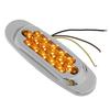 20PCS Red Amber Car Light LED Marker Side Lights Truck Side Marker Lamp Trailer Lighting 16LED Car Indicator Clearance Lights