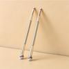 Pincel de Contorno de Doble Punta - Pincel de Maquillaje Suave Para Sombra de Ojos, Contorno de Nariz, Esculpir el Rostro, Adecuado Para Principiantes