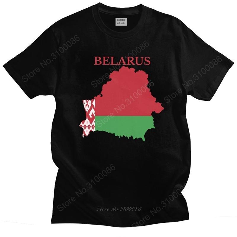 

Belarus Map Flag Edit T Shirt Men Cotton Handsome T-shirt O-neck Short Sleeved Belarusian Patriotic Tee Fashion Clothing Gift 2XL
