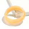 New Colorful Clear Irregular Round Acrylic Wide Bangle for Women Statement Resin Chunky Stackable Bracelets Couple Jewelry Gift