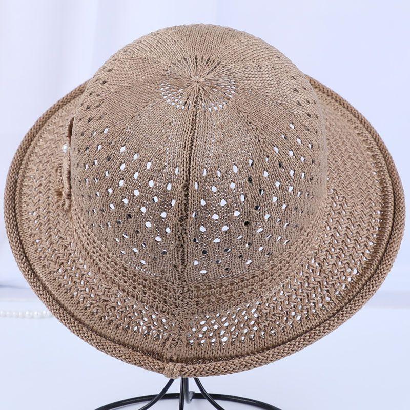 Hat Summer Sun Shading Breathable Grass Hat Elderly Fisherman Hat
