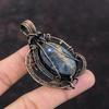 Sodalite Pendant Copper Wire Wrapped Pendant Natural Gemstone Pendant Sodalite Jewelry Amazing Pendant Handmade Copper Jewelry Wedding Gift