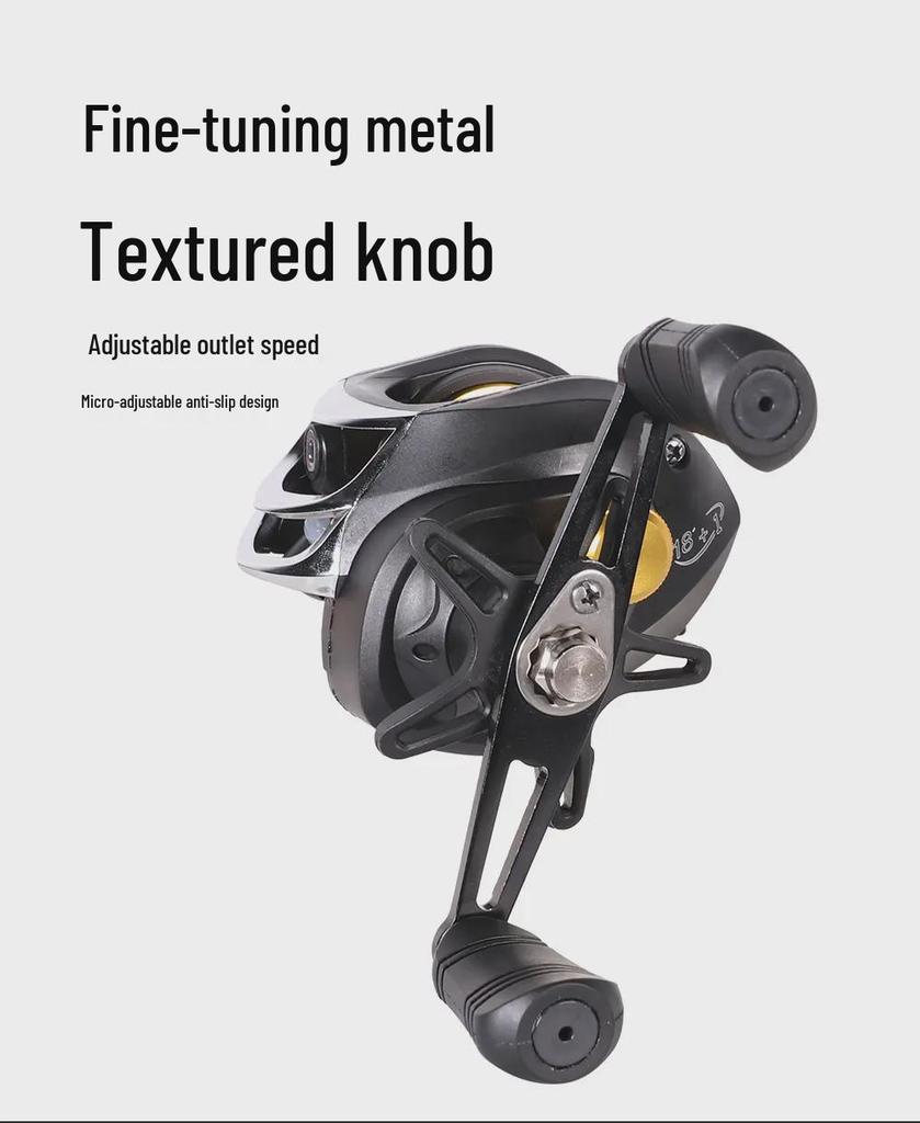 Cross AK Luya Water Drop Fishing Reel: Anti-Explosion Line, Long Cast, Suitable for Blackfish & Micro-Object Fishing