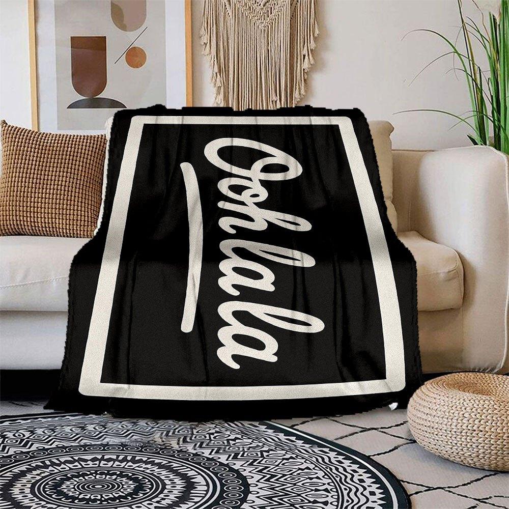 

JOHLALA: The Ultimate Fashion Statement Blanket Flannel Throw Blanket for Sofa, Bed, Travel, Camping, Office, Couch, Chair, And Bed Gift fo 150x180cm