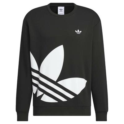 Originals Lifestyle Chillax Logo Crew XL Size JL8383 [Adidas] Sweatshirt, Unisex, (Chest 96-100cm), Black,