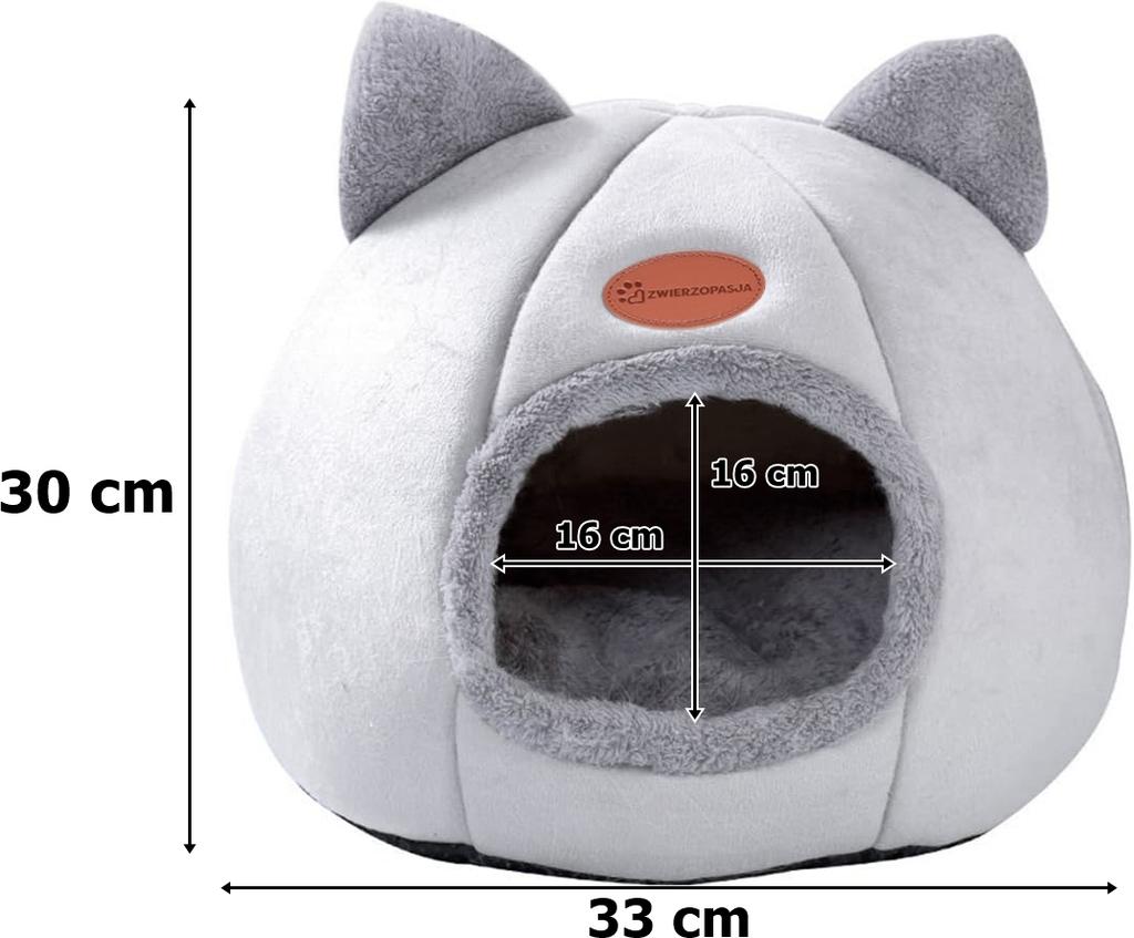 Amber Gray Cat House Size M