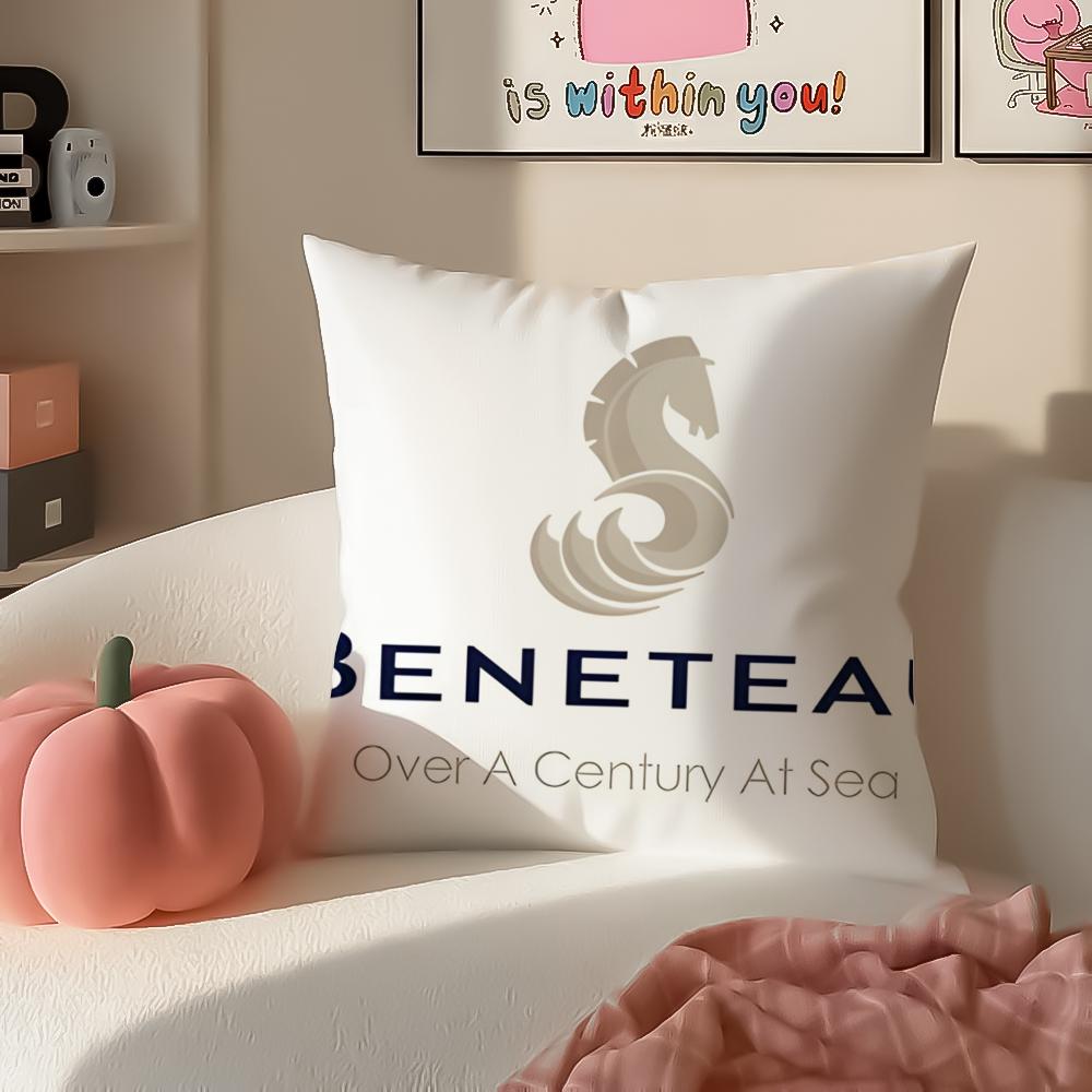 

Luxury BBeneteau YYachts Cushion Cover Pillowcase Short Plush Invisible zipper Room Sofa Cushion Cover 30X30cm