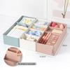 Adjustable Drawer Divider Box Multi-Compartment Drawer Organizer Desk Storage Box with Removable Dividers for Cosmetics Snacks