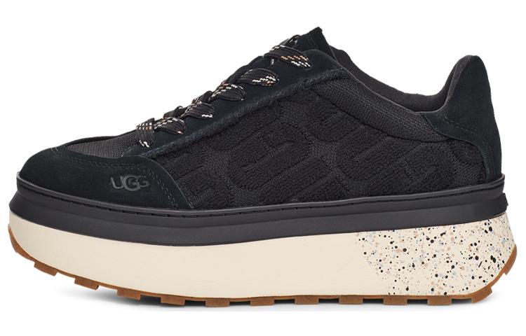 UGG Marin Lace Logo Sneaker  Black  Women s 1125025-BLK 40
