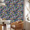 Wallpaper Small Flowers Blue and Navy Blue for Living Room and Bedroom 50x1000