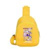 Cartoon Anime K-Pop Demon Hunters Printed Kawaii Chest Pack for Boy Girl Shoulder Bag Student Portable Crossbody Pouch Christmas Gift