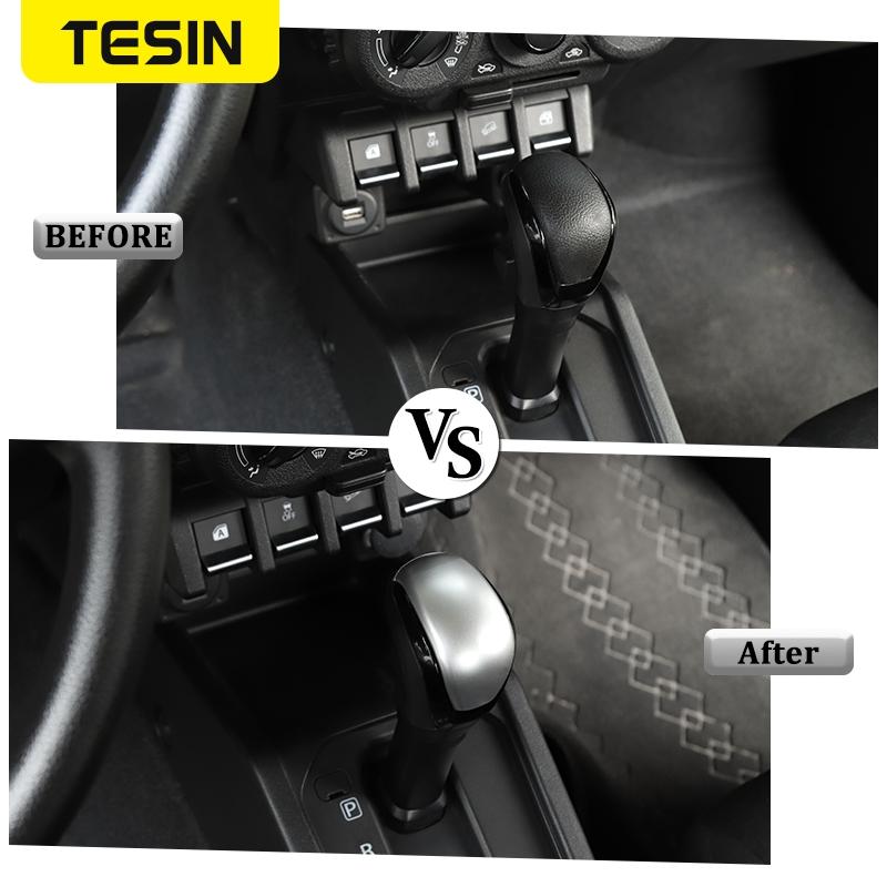 TESIN Buton schimbător de viteze auto autocolant capac de decorare a capului pentru Suzuki Jimny JB74 2022 muluri interioare
