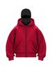 Trendy Unisex Double-Layer Hooded Zipper Sweatshirt for Autumn/Winter
