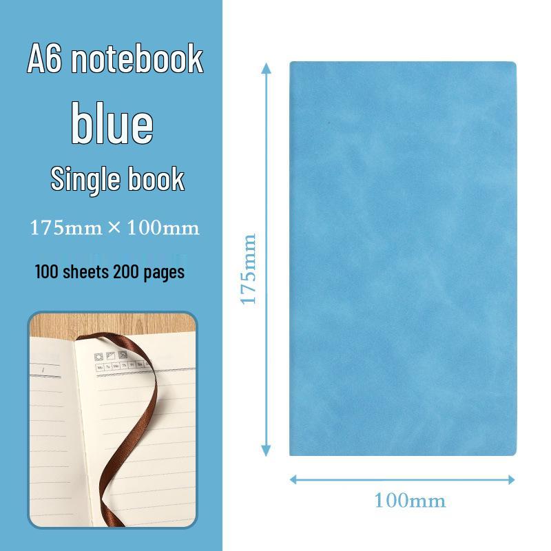 High-End Soft Leather Business Notebook with Magnetic Buckle and Custom Logo - Ideal Gift Set