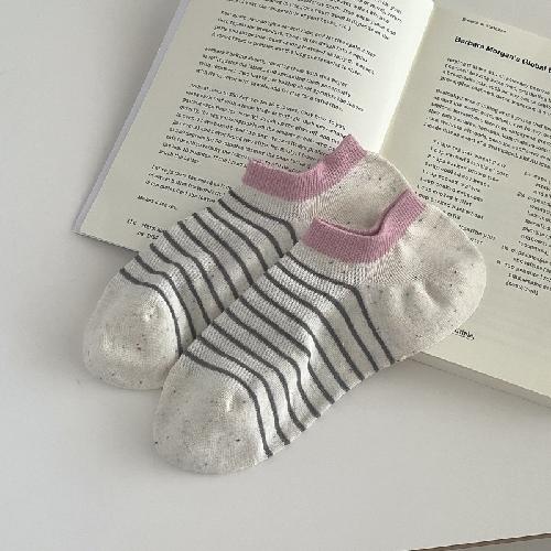Boat Sock Slippers Women Summer Silicone Non-slip Invisible No Show Socks Cute Bow Hollow Cotton Thin Breathable Low Cut Socks