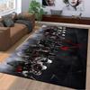 Assassin's Creed Themed Rug with Stylish Characters Suitable for Use As an Anti-slip Game Mat for Living Room and Bedroom Sofas