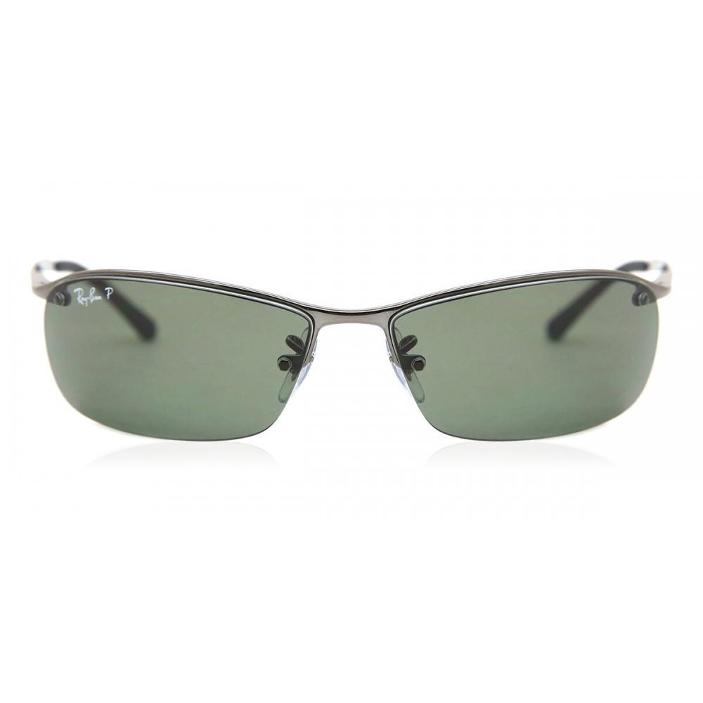 

Солнцезащитные очки Ray Ban Rb3183 Top Bar 004 9a мужские Gunmetal Grey/63