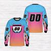 Autumn and Winter Men's 3D Printed Crew Neck Long Sleeve T-Shirt