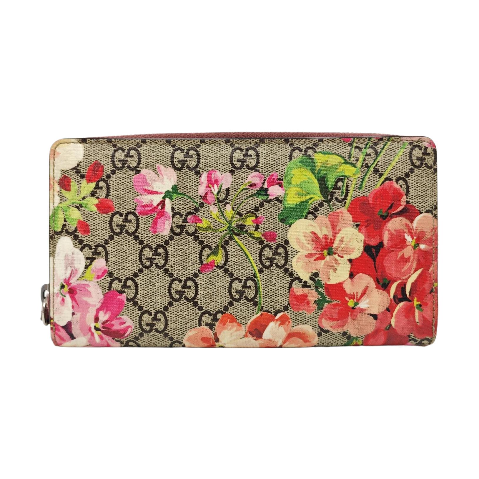 [Pre-Owned] GG Blooms Logo Print Long