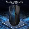 Delux M800Ultra Kabellos Gaming Leichtgewicht Nordic 52840 1000Hz Polling PAW3395 Sensor Huano Pink Switch Maus, (49g), MCU, Rate, (26000DPI),