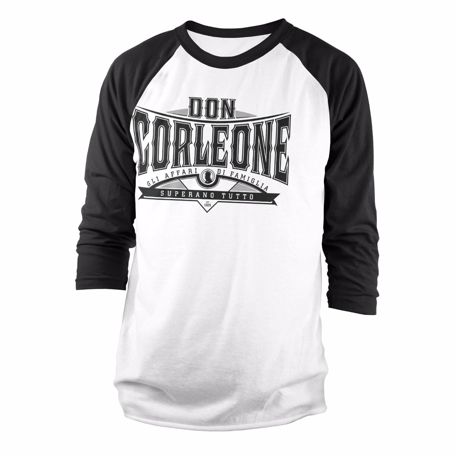 Maglietta Maniche Lunghe Don Corleone Superano Ufficialmente Licenziata S-XXL M