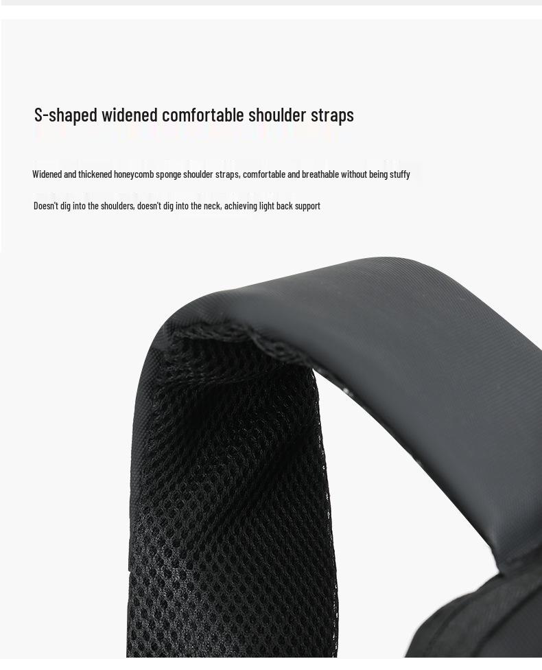 Trendiger Leichter Herren Wasserdichter Business- & Reise-Laptop-Rucksack