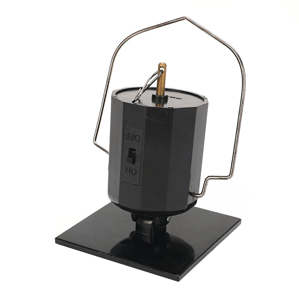 With Hook Wind Chime Motor Black Solar Rotating Motor Easy Installation Hanging Display Motor