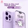 DIVI Official Version True LiquidIPhone 12 Pro Case, Liquid Silicone Skin-Friendly Full Camera Protection Anti-Drop Anti-Scratch Purple And Wome