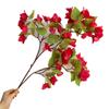 Artificial Bougainvillea Flower Tree Branch Faux Silk Flower for Wedding Party Home Floral Arrangement