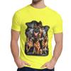 Unisex T Shirt German Shepherd Dog Quality Cotton Fashion Round Collargraphic Print T Shirt