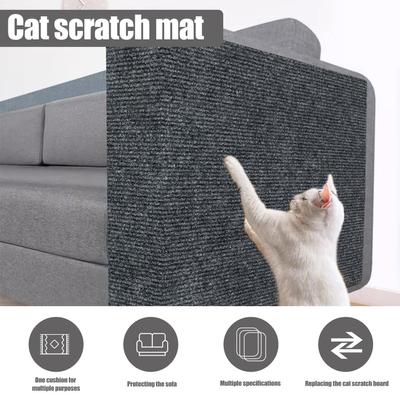 Anti Cat Scratch Sofa Protection Cover Cat Scratch Mats Self-adhesive Wall Sofa Stickers For Cats Claw Grinding Kitten Toys