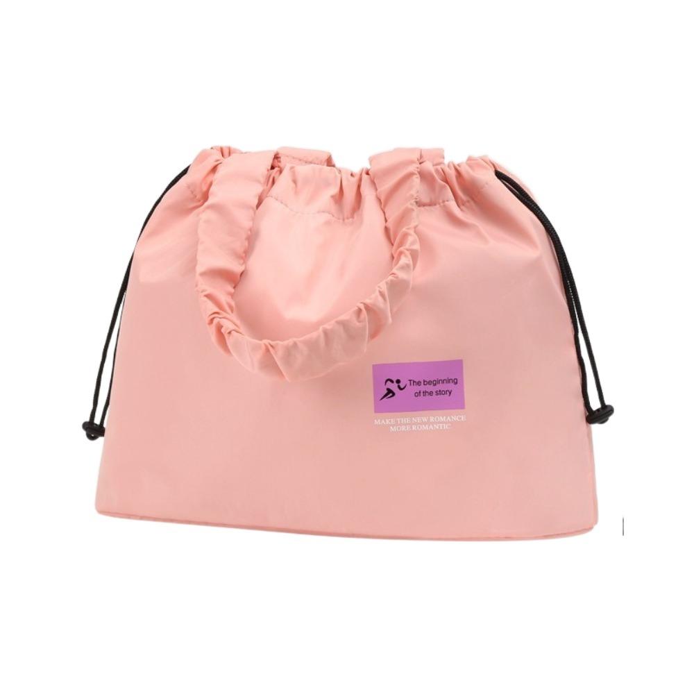 

Сумка на плечо для плавания большой вместимости с ручкой, сумка для стирки, повседневная пляжная сумка, спорт, пляж розовый