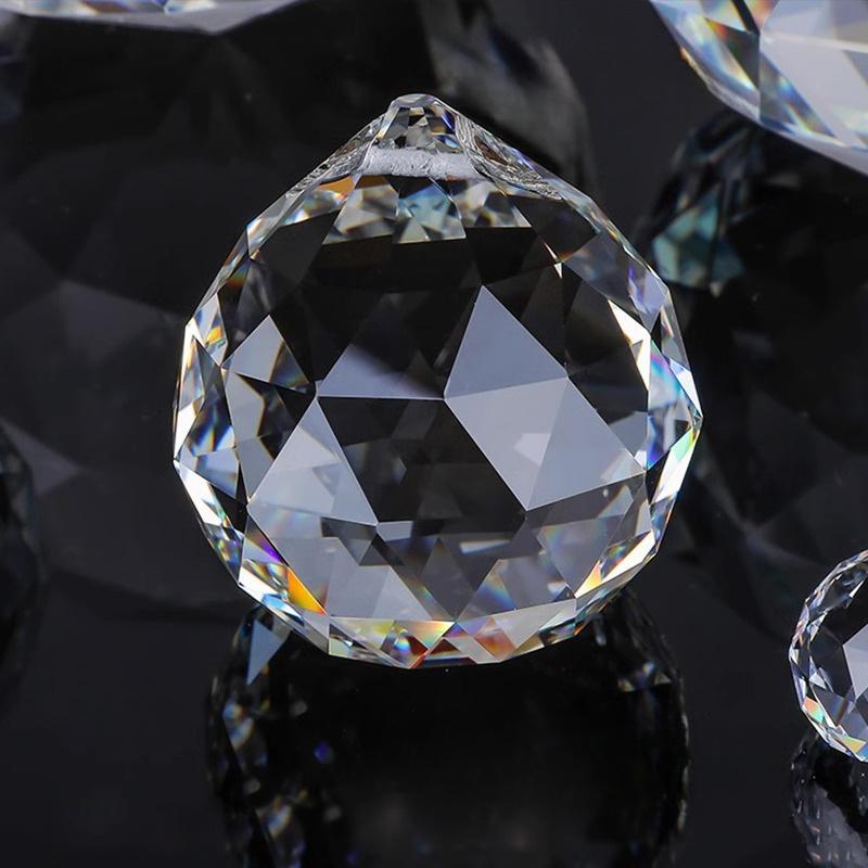 20pcs Crystal Rainbow Manufacturer Bead Chandelier Hanging Decoration, Balcony, Kitchen, Garden Ornament Decoration Sun Catcher