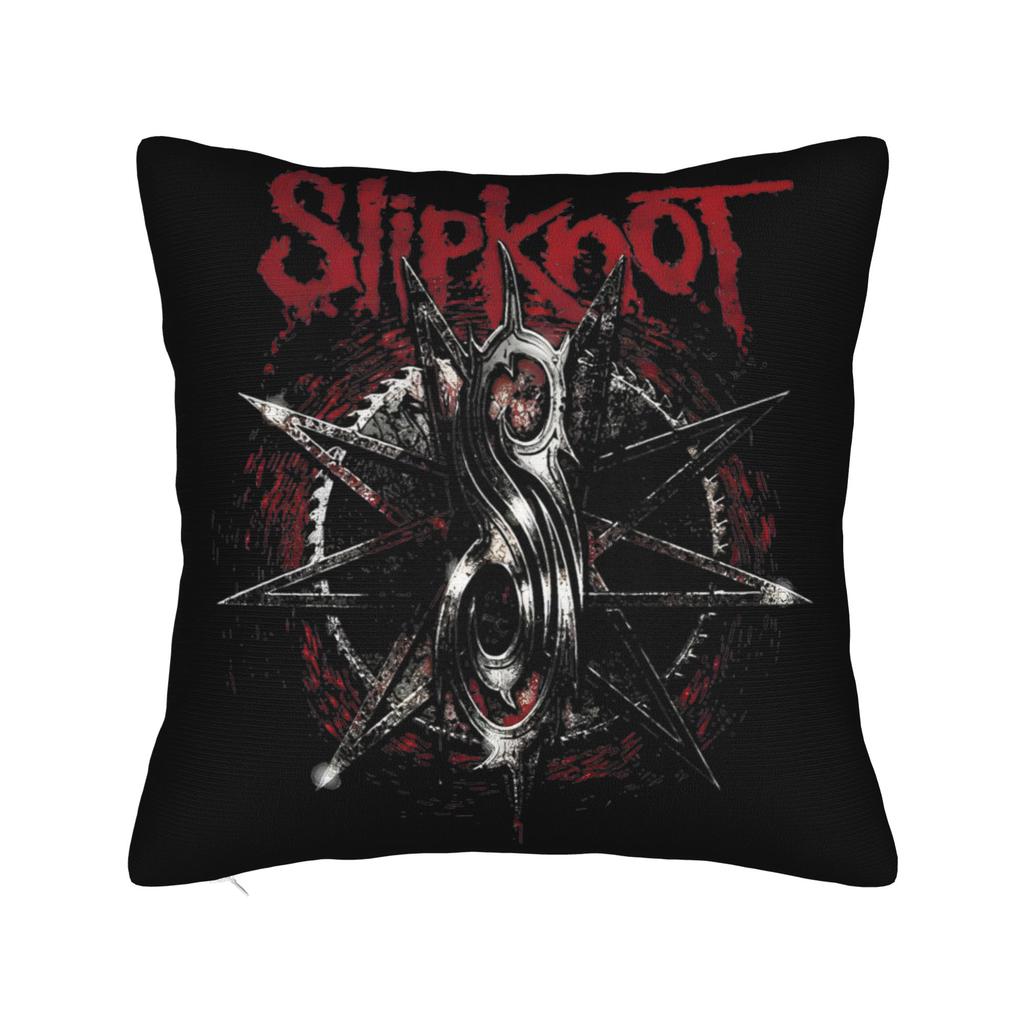 Slipknotes metal rock band music Printed Pillowcase Cushion Cover metal band music  Pillow Covers Square Multiple Sizes