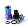 Racing Composite Nut Anti Theft Alloy Aluminum Lock Wheel Lug Nut Bolt With Spikes 80mm