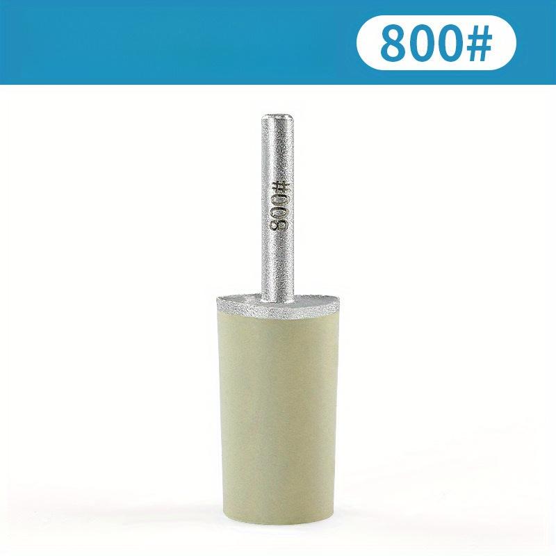 

1pcs 50-1500Grit with 6mm Shank Diamond Resin Grinding Head Cylindrical Small Grinding Wheel Stone Relief Polishing Stone