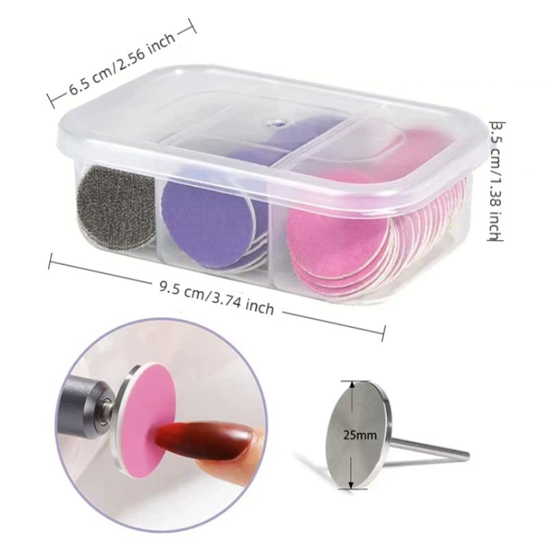 Foot Dead Skin Sandpaper Replaceable With Disc Pedicure Polishing Disc Cuticle Calluse Remover File Electric Pedicure Tools
