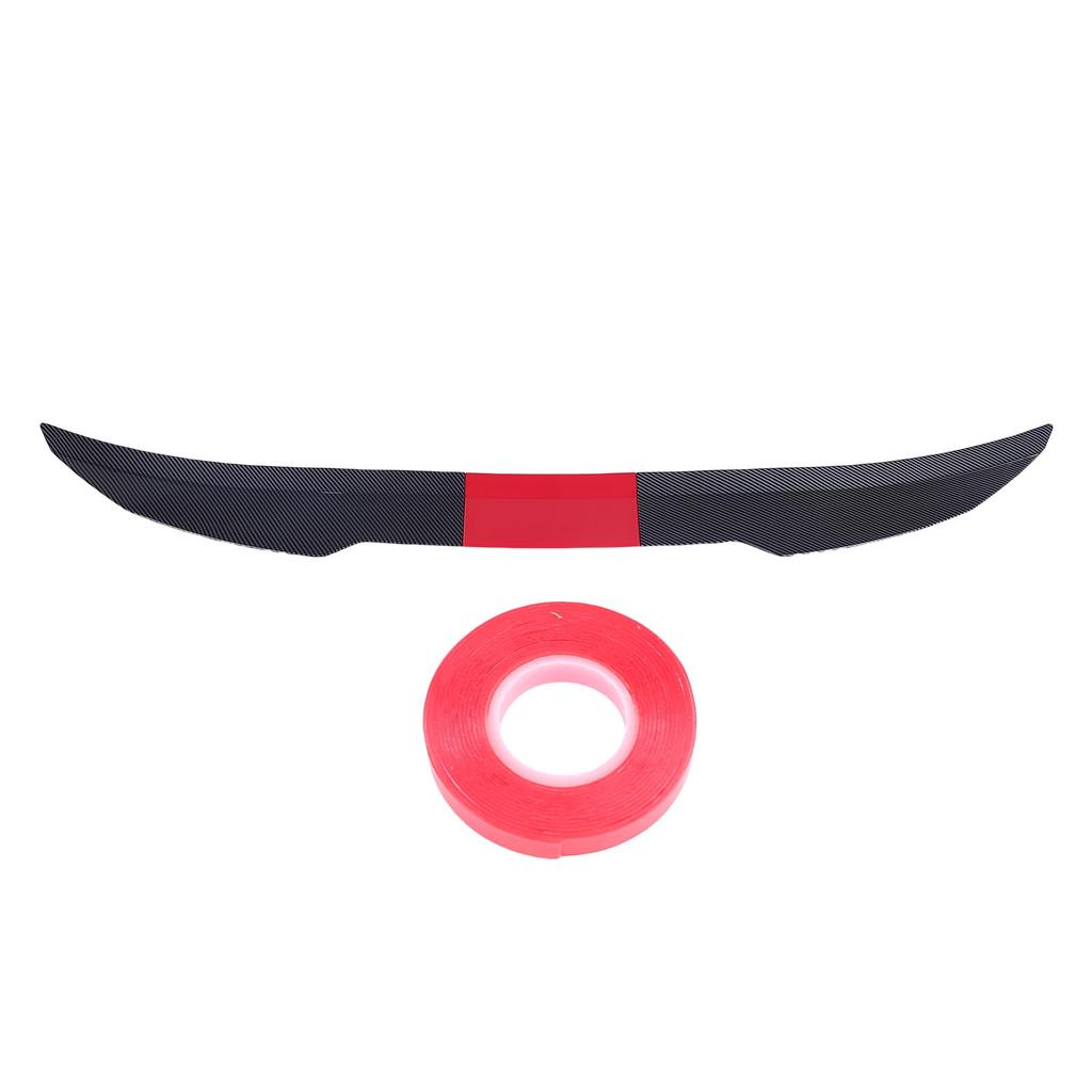 Car Rear Tail Trunk Spoiler 117-128cm Adjustable ABS Strong Adhesion Car Rear Trunk Spoiler Wing for Maintenance