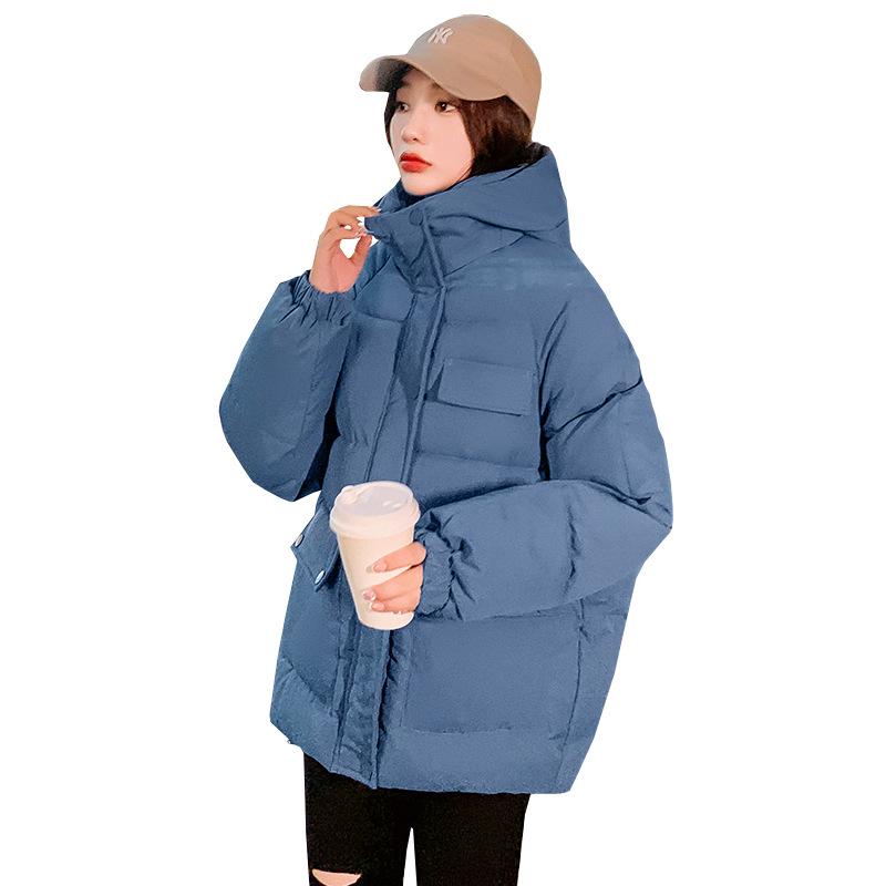 New bread clothes, short down cotton-padded clothes, women's foreign style loose autumn and winter coats, thickened cotton-padded jackets