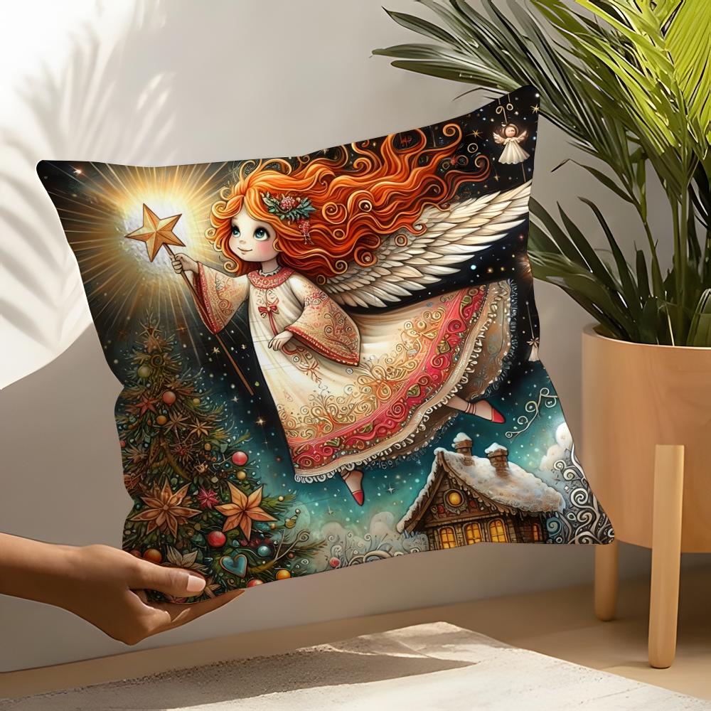 Cute Cartoon Prints For Kids Pillow Case Home Living Room Decoration Linen Pillowcover Pillow Cases Cushion Cover