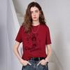 Chuyu Women's Lyocell Cotton Graphic T-shirt