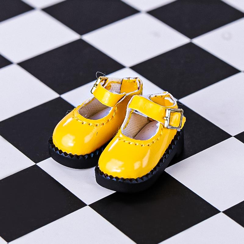 2Pcs 1:12 OB11 Uniform Shoes Doll Classic Shoes Suit For Ob11 1/12 Bjd Detachable Doll Gsc DOD, YMY Doll Accessories