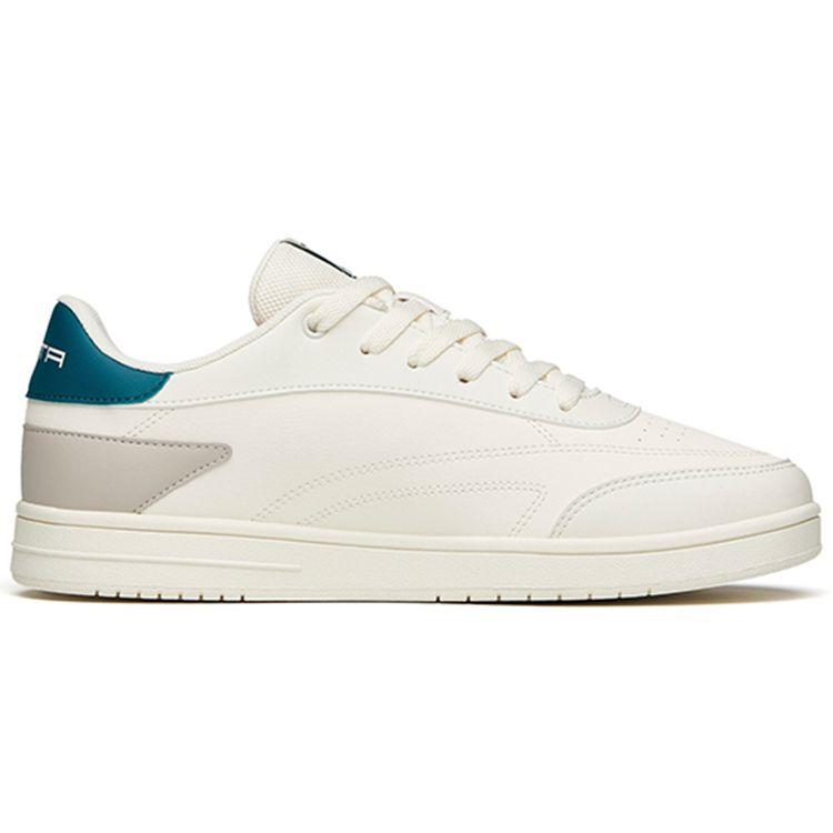 Anta Lifestyle Series Fashion Lightweight Low-Top Skate Shoes Men Sneaker White Gray 912038031R-11