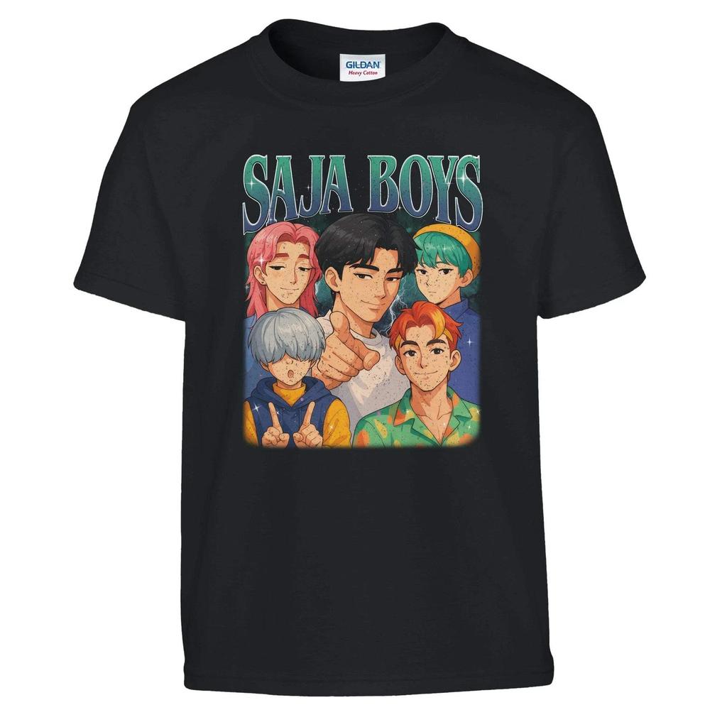 SAJA BOYS Kpop Demon Hunter T-Shirt | Unique Graphic Tee Gift for Fans