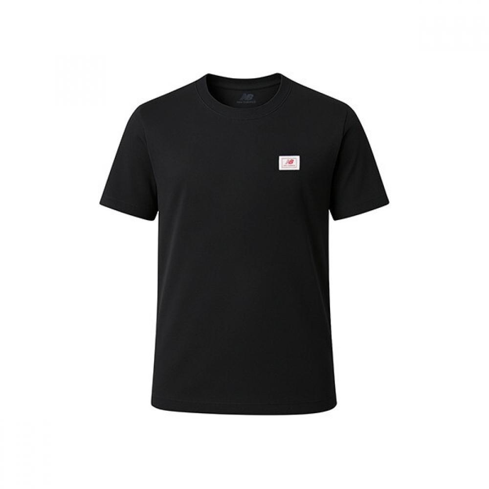 

New Balance Men S T ShirT Black mT53928 Bk MT53928BK/2XL (measured 115)