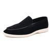 Classic Moccasins Dress Shoes Men Suede Leather Shoes For Men Loafers Formal Wedding Party Shoes Sapato Social Flats Size 39-49